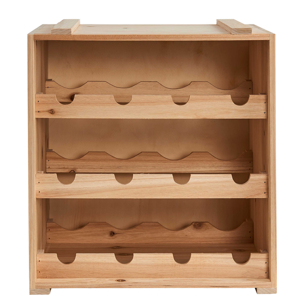Weinregal VINOTHEK - Tannenholz - Beige