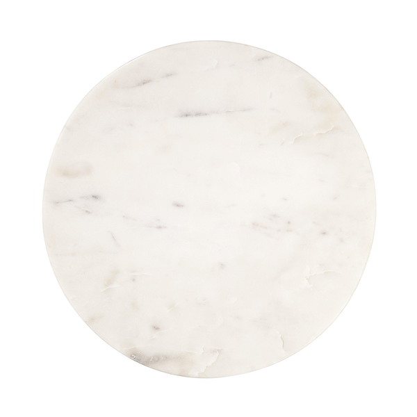 Marmorplatte MARBLE - Marmor - Weiß - Weiß