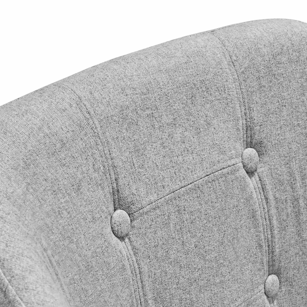 Armlehnenstuhl ROCK'N'SOUL - Stahl / Polyester - Grau