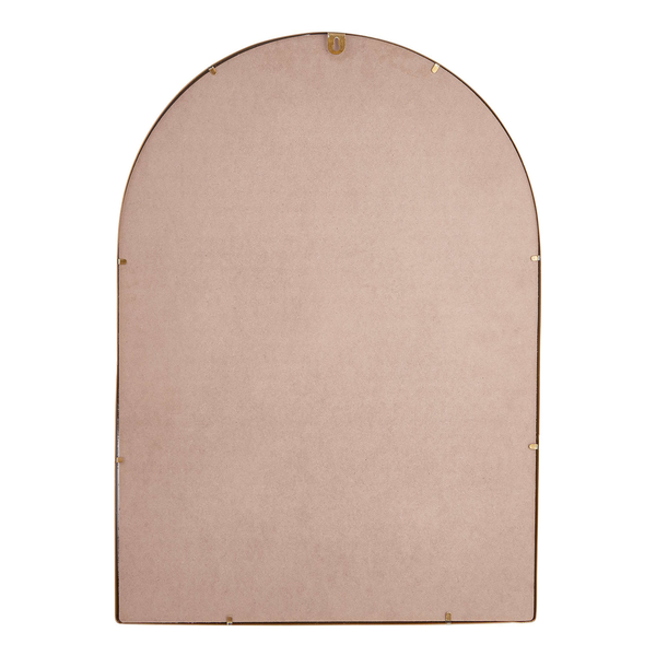 Fensterspiegel FINESTRA - Eisen und Glas - Gold - 50 x 70 cm