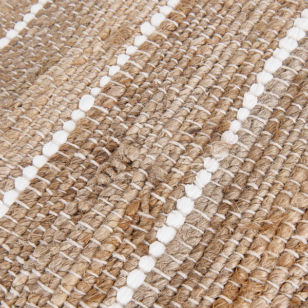 Pouf ALL NATURE - Hanf / Baumwolle - Natur