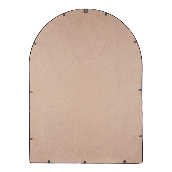 Fensterspiegel FINESTRA - Eisen und Glas - Schwarz - 50 x 70 cm