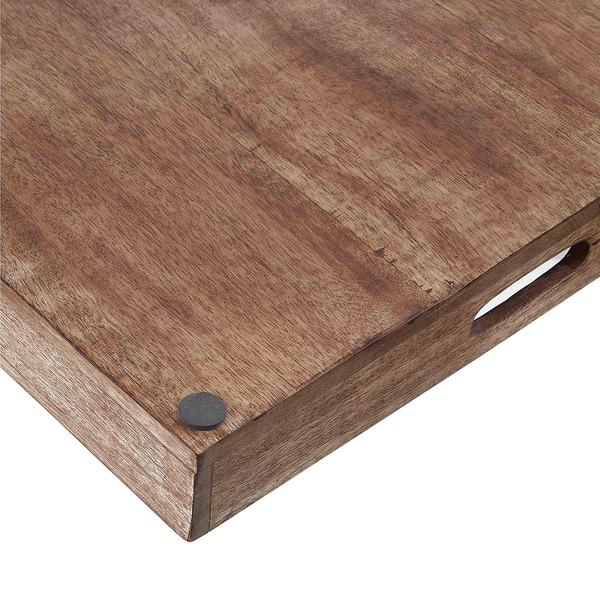 Tablett STANDARD SUPPLY - Mangoholz - Braun