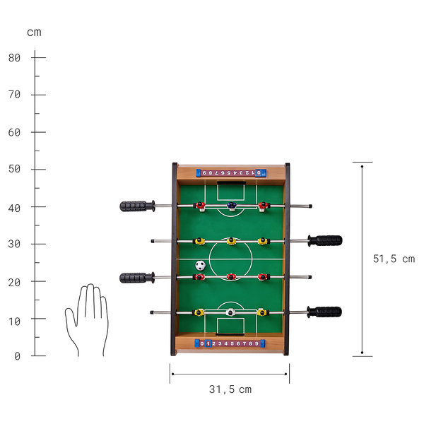 Tischkicker GOOOALIAT - Polypropylen - Mehrfarbig