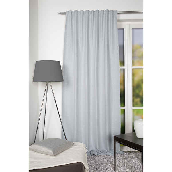 Vorhang mit Kräuselband John - Polyester - Beige