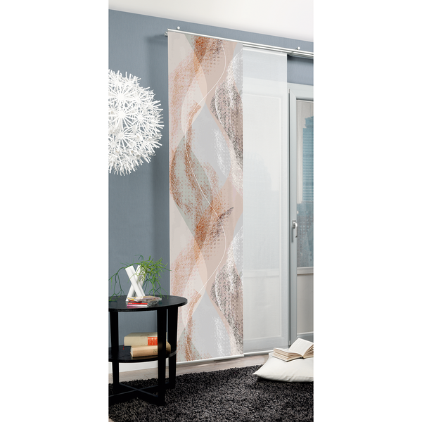 Schiebevorhang Torre - Polyester - Kupfer