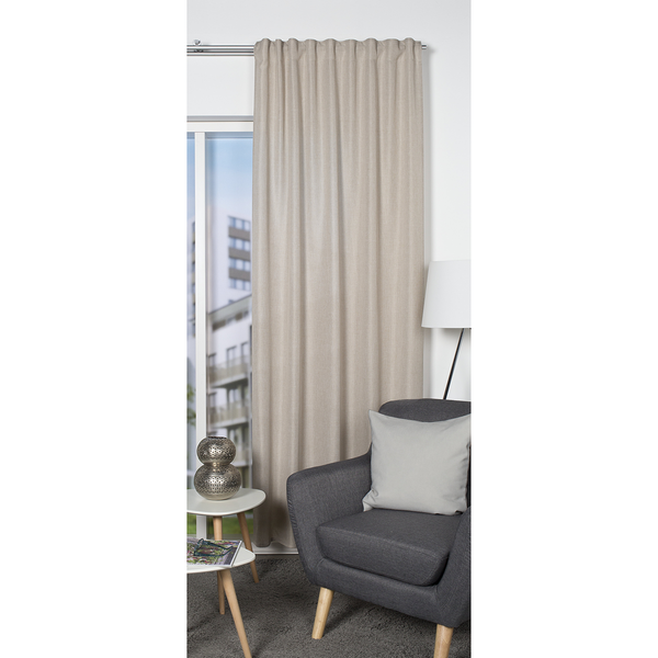 Fertiggardine Oxford - Polyester - Beige - 135 x 145 cm