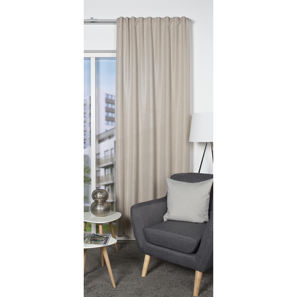 Fertiggardine Oxford - Polyester - Beige - 135 x 225 cm