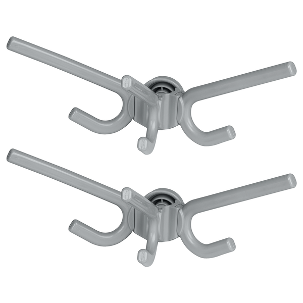 Garderobenhaken Herkules (2er-Set) - Grau