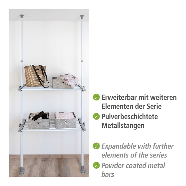 Boden Herkules - Metall - Weiß / Grau