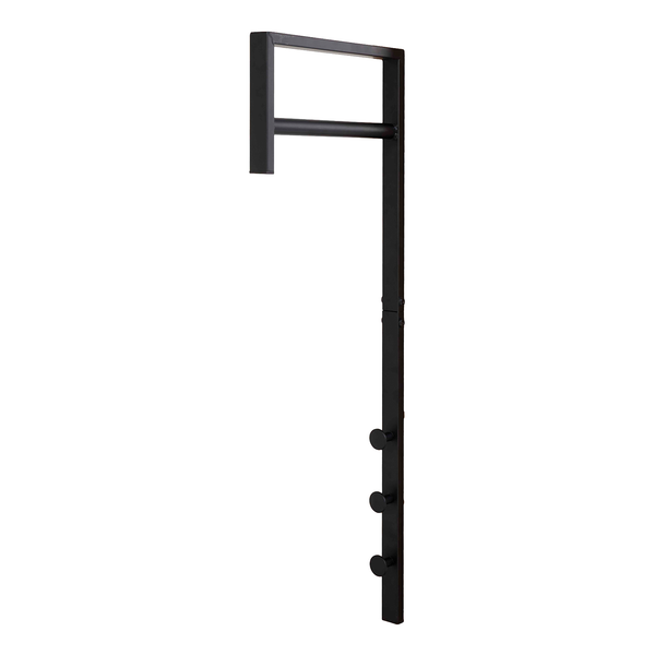 Wandgarderobe Scottdale - Metall - Schwarz