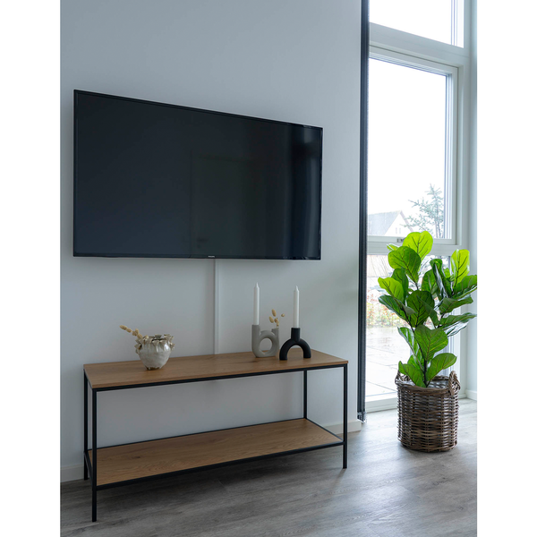 TV-Rack Arette - Eiche Dekor / Schwarz
