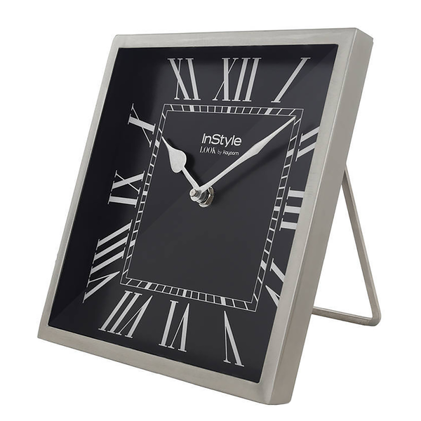 Tischuhr Era 200 - Eisen - Silber
