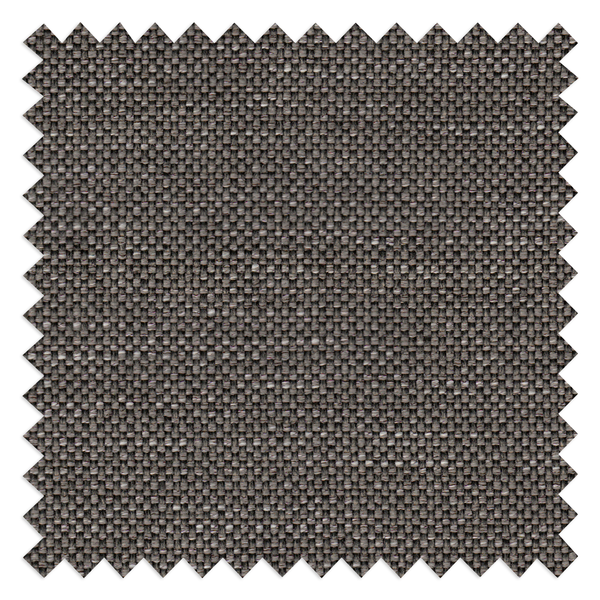 Armlehnenstuhl Treve - Kunstleder & Strukturstoff / Stahl - Grau / Schwarz