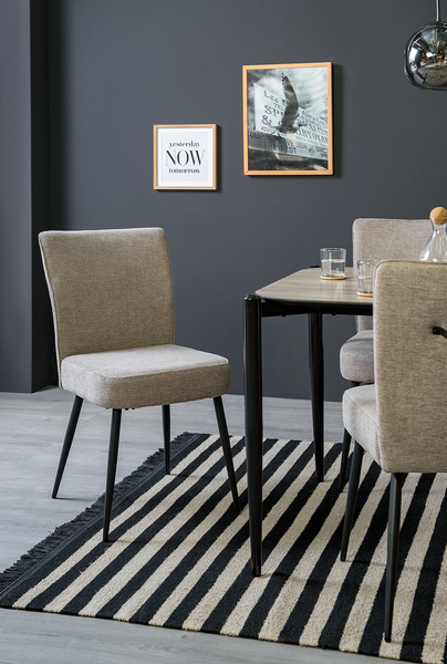 Esszimmerstuhl Vesta 2er-Set - Beige