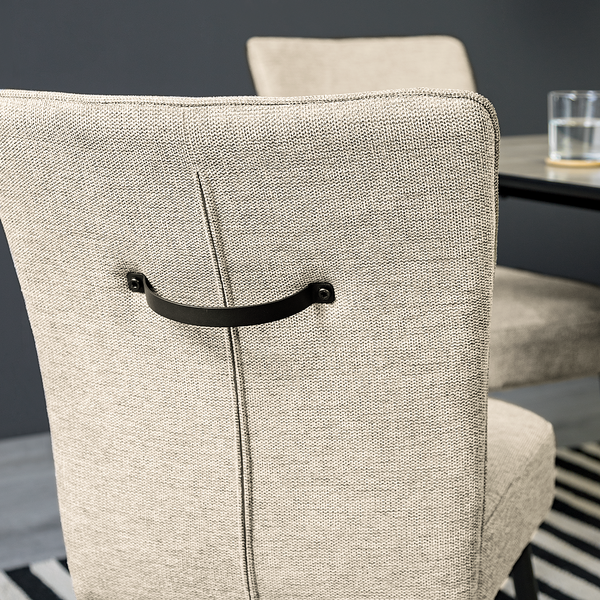 Esszimmerstuhl Vesta 2er-Set - Beige