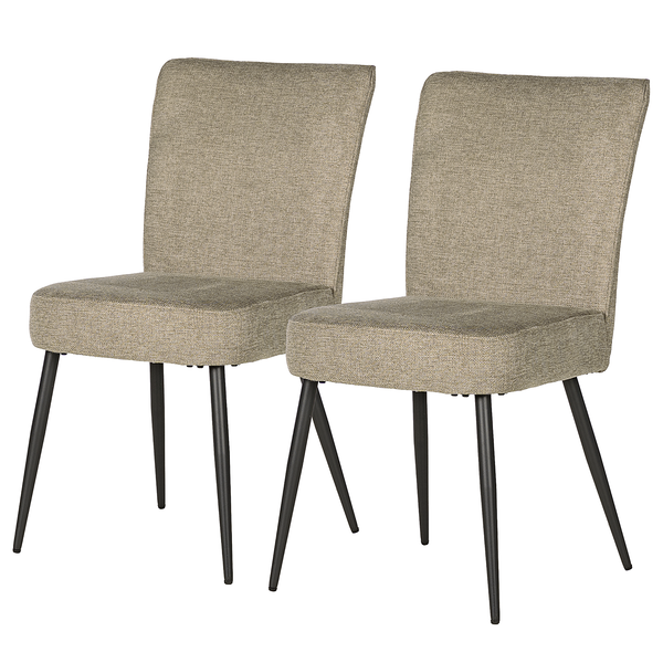 Esszimmerstuhl Vesta 2er-Set - Beige