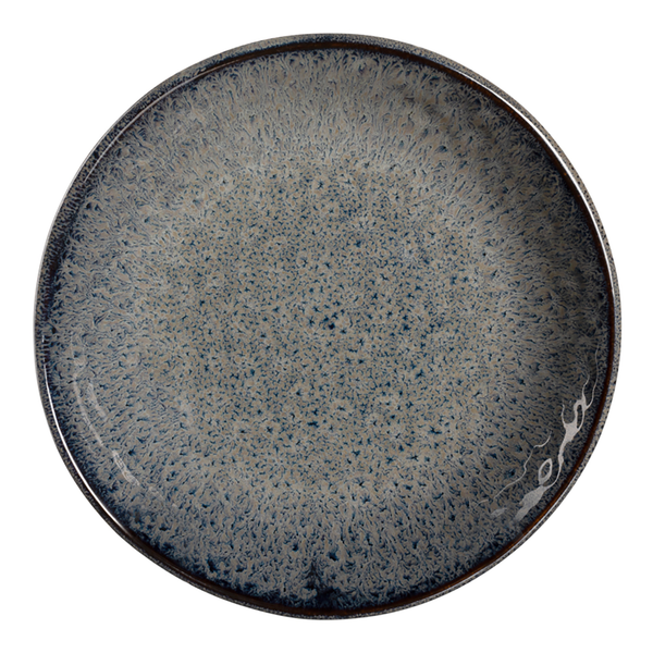 Keramiktellerset Matera (4er-Set) - Keramik - Anthrazit / Blau