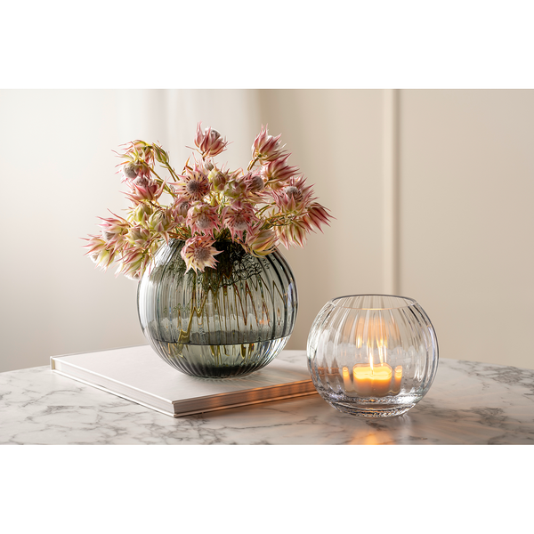 Kugelvase Poesia - Kristallglas - Durchscheinend - Durchmesser: 15 cm