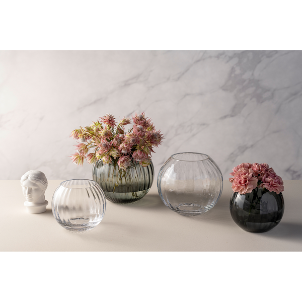 Kugelvase Poesia - Kristallglas - Durchscheinend - Durchmesser: 15 cm