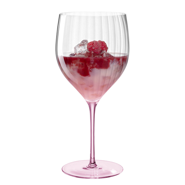 Cocktailglas Poesia (6er-Set) - Kristallglas - Rosa