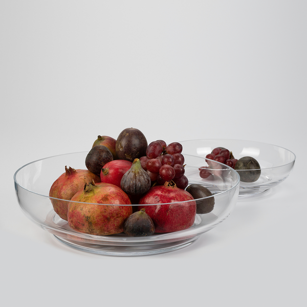 Schale Asta - Glas - Transparent - Durchmesser: 33 cm