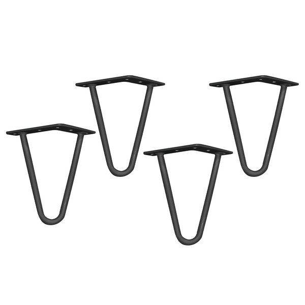 Füße Potrero I (4er-Set) - Metall - Schwarz