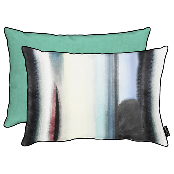 Kissenbezug Flynn I - Polyester - Türkis