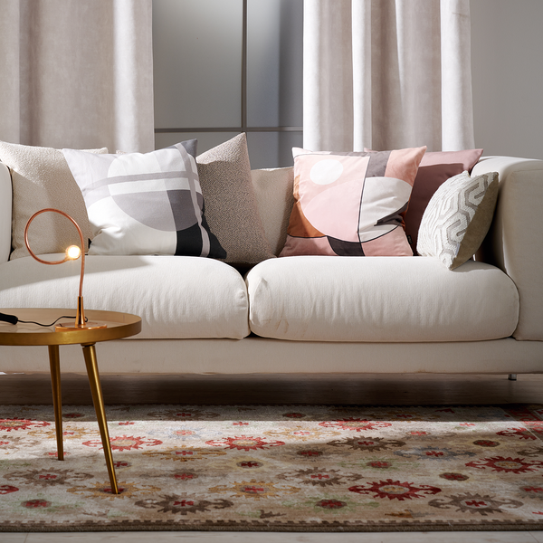 Dekokissen Tony II - Polyester - Creme