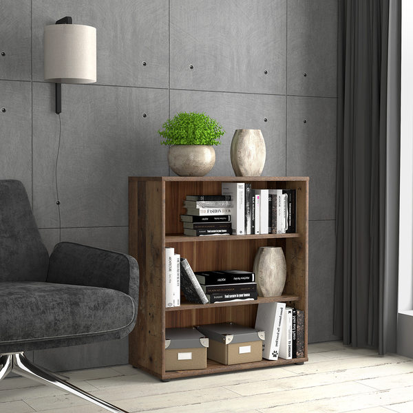 Büroregal Wisla - Altholz Dekor - 74 x 86 cm