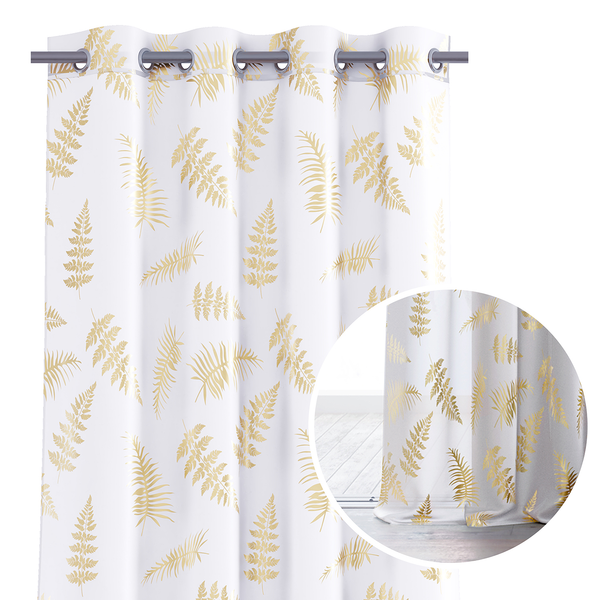 Ösenschal Meaves - Polyester - Gold - 140 x 270 cm