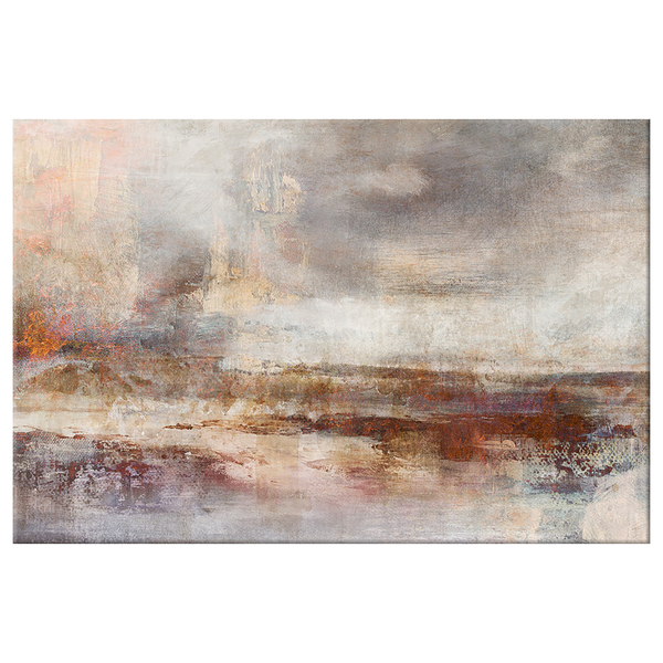 Wandbild Transience - Leinwand - Grau - 90 x 60 cm