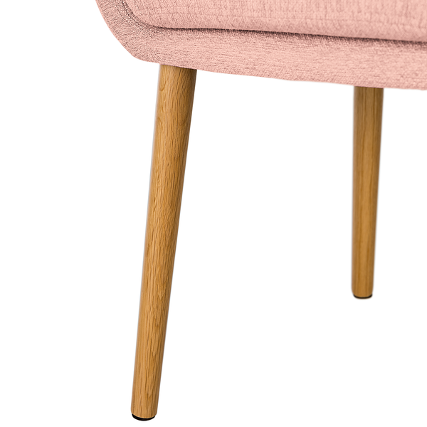 Armlehnenstuhl NICHOLAS - Webstoff Stefka: Rosa - Einzelstuhl