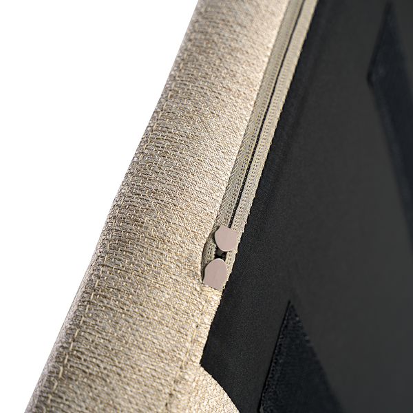 Armlehnenstuhl NICHOLAS - Webstoff Stefka: Beige - Einzelstuhl