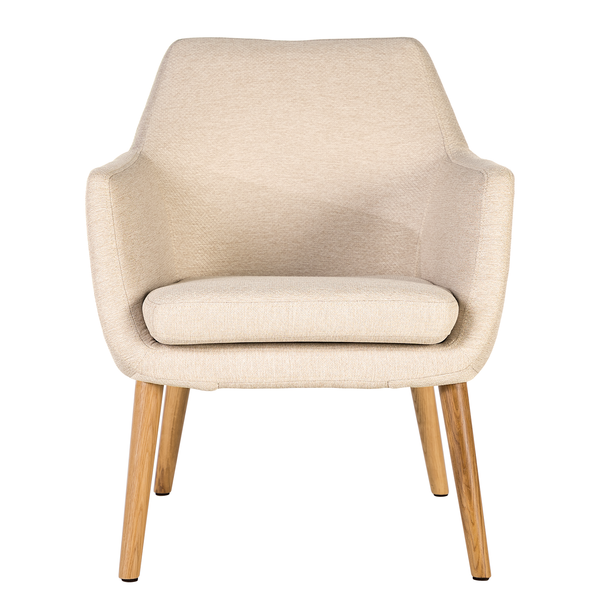 Loungesessel NICHOLAS - Webstoff Stefka: Beige