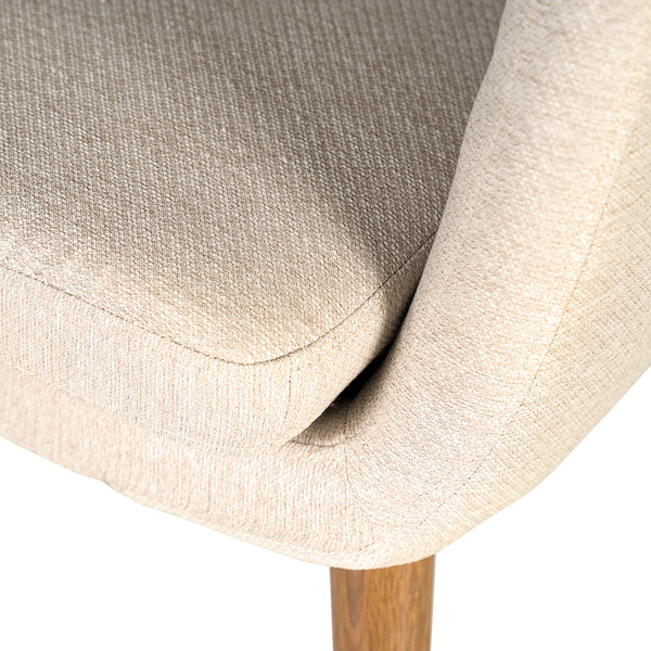 Loungesessel NICHOLAS - Webstoff Stefka: Beige