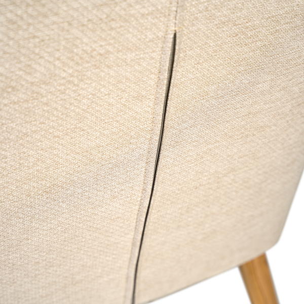 Loungesessel NICHOLAS - Webstoff Stefka: Beige