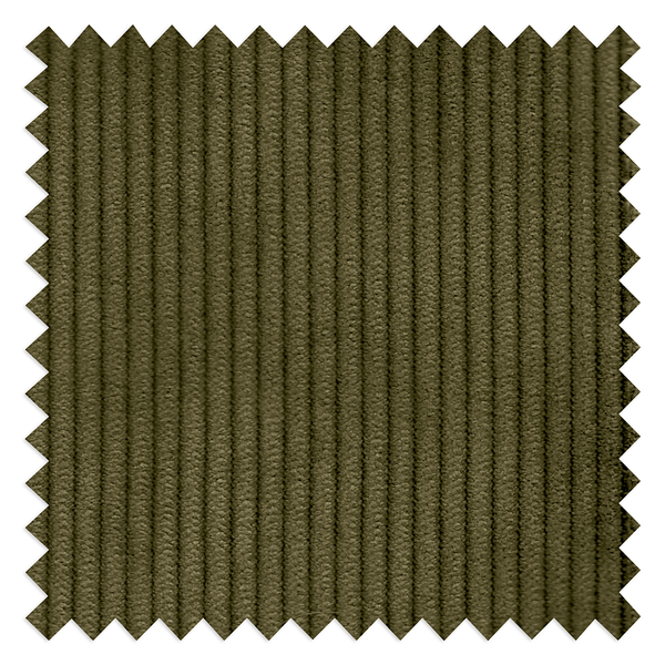 Armlehnenstuhl NICHOLAS - Cordstoff Winka: Olivegrün - Einzelstuhl