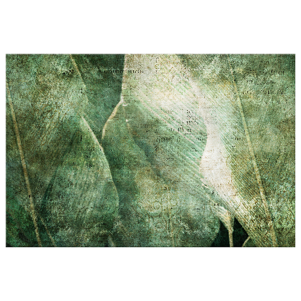 Wandbild Green Revolution - Leinwand - Grün - 120 x 80 cm