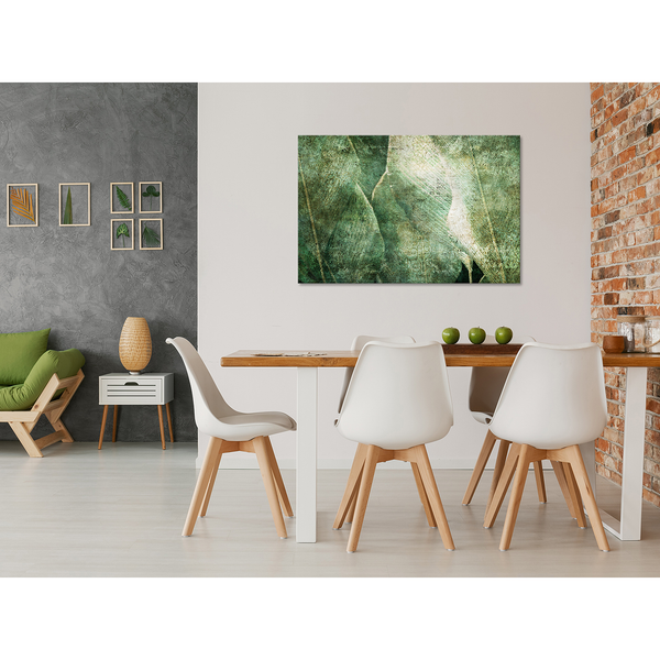 Wandbild Green Revolution - Leinwand - Grün - 120 x 80 cm