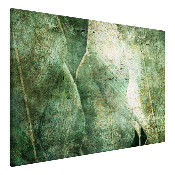 Wandbild Green Revolution - Leinwand - Grün - 120 x 80 cm
