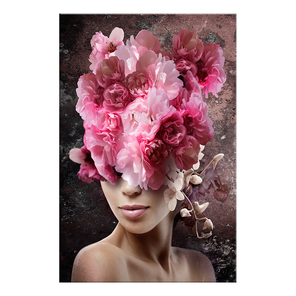 Wandbild Spring Awakening - Leinwand - Pink - 40 x 60 cm