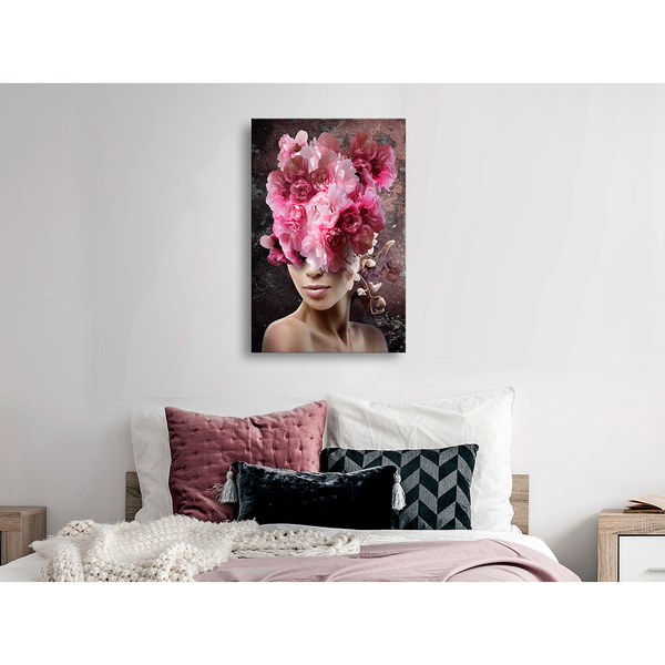 Wandbild Spring Awakening - Leinwand - Pink - 40 x 60 cm