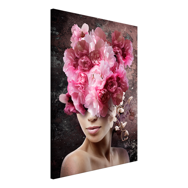 Wandbild Spring Awakening - Leinwand - Pink - 40 x 60 cm