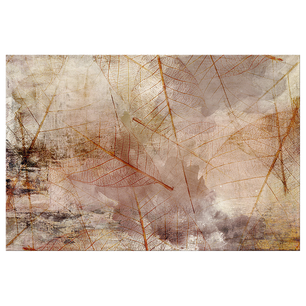 Wandbild Imprint of Nature - Leinwand - Braun - 120 x 80 cm