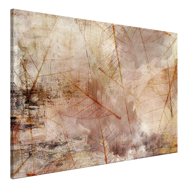 Wandbild Imprint of Nature - Leinwand - Braun - 120 x 80 cm