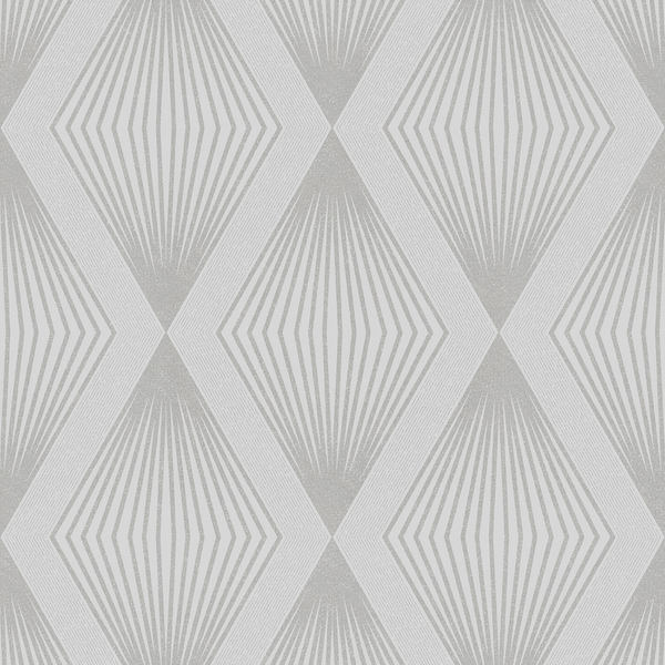 Vliestapete Chandelier - Vlies - Silber