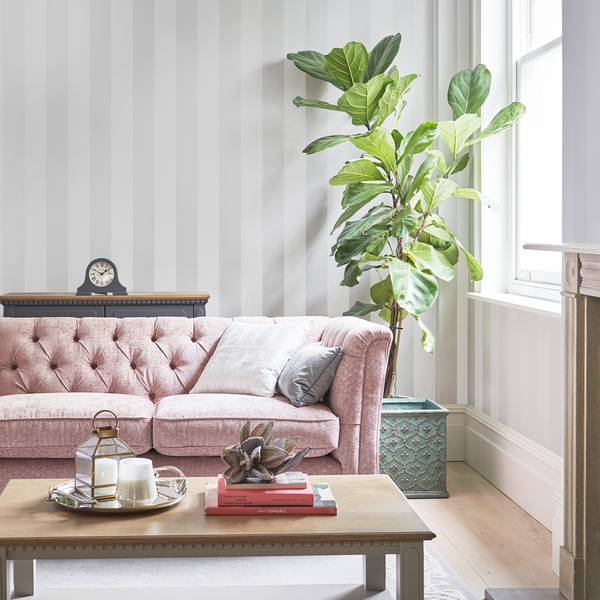 Vliestapete Lille - Vlies - Silber