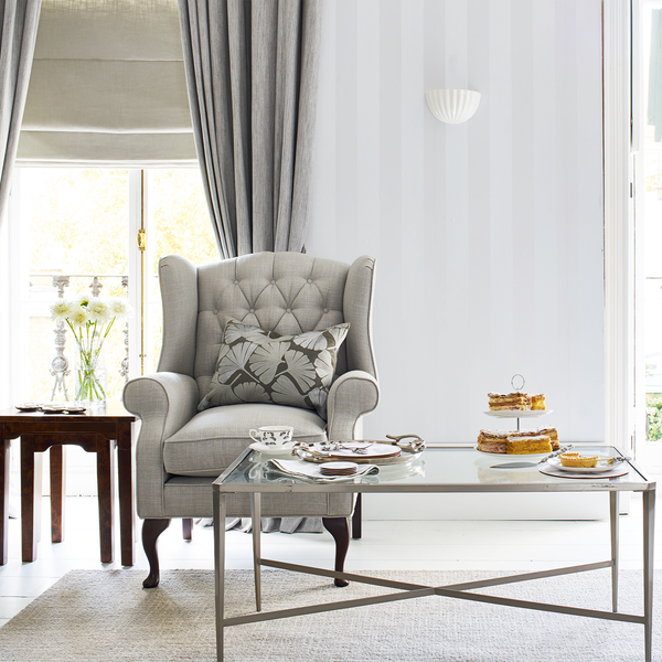 Vliestapete Lille - Vlies - Silber