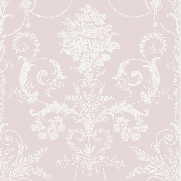 Vliestapete Josette - Vlies - Pink